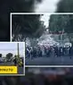 Sindicalizados mantienen un bloqueo en las prinicipales entradas y salidas de Ecatepec. Foto: (Especial)